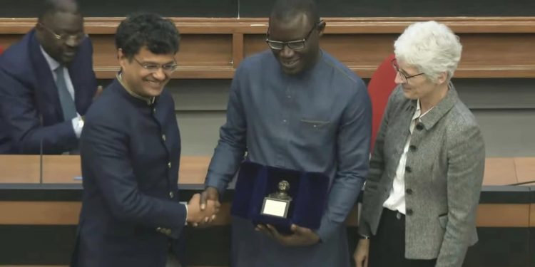 Cérémonie de remise du Prix de mathématiques Ramanujan 2022
