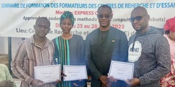 Cérémonie de clôture de l’atelier de renforcement de capacité des formateurs des CRE