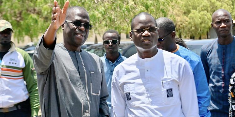 Visite des chantiers de l’Université Cheikh Anta DIOP