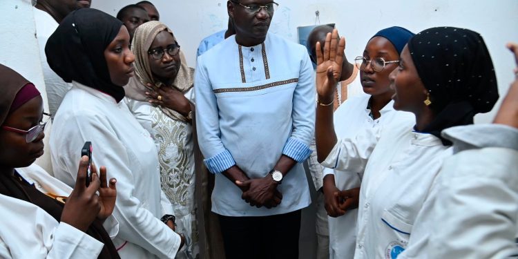 Visite du MESRI au Campus de l’Université Alioune Diop à Diourbel