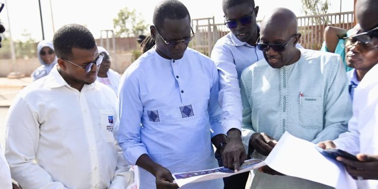 Visite du MESRI à l’Université Amadou Mahtar MBOW