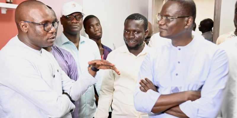 Visite du MESRI au Centre des Oeuvres Universitaires de Diamniadio