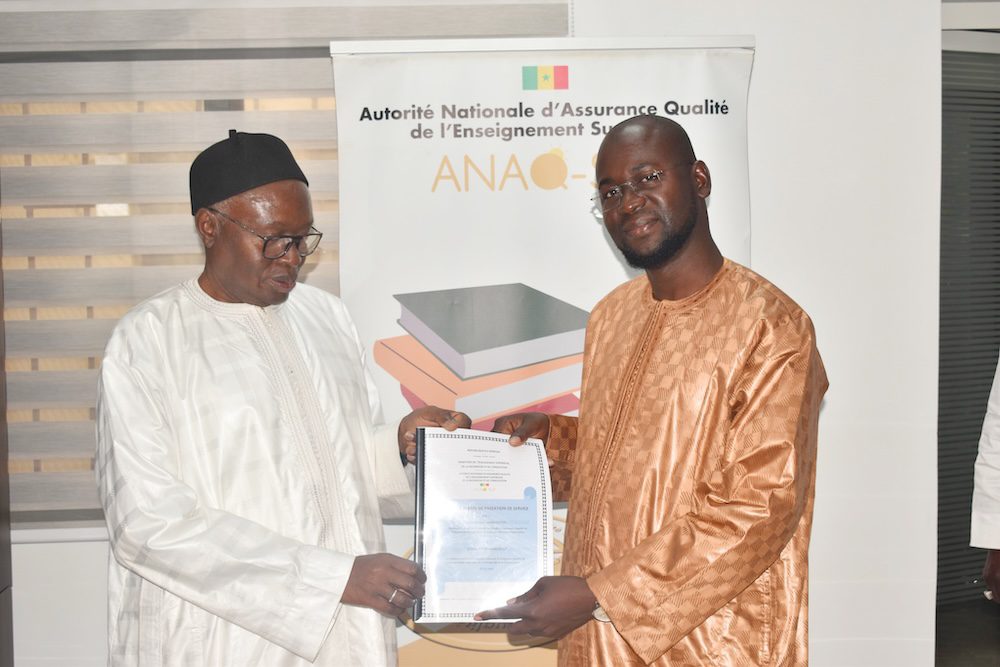 Passation de service entre le Pr Lamine GUEYE et Pr Massamba DIOUF