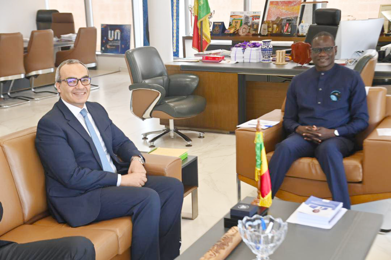 Audience avec Son Excellence Monsieur Khaled AREF, Ambassadeur de la République d’Égypte au Sénégal