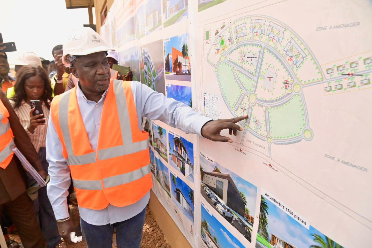 Visite du chantier de l’Université Souleymane Niang de Matam