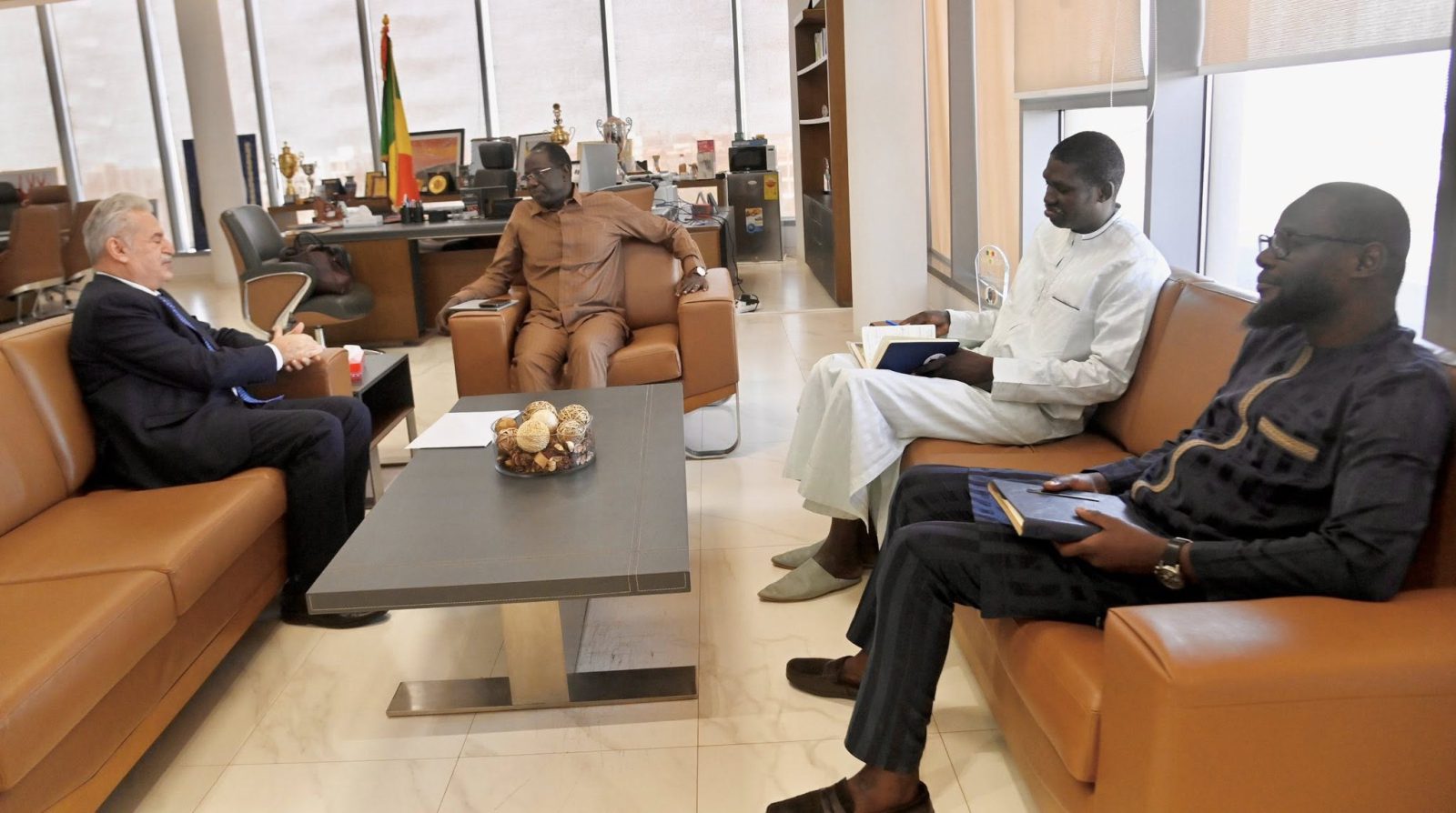 Audience avec l’Ambassadeur l’Etat de la Palestine au Sénégal, Son Excellence Dr Nasser JADALLAH