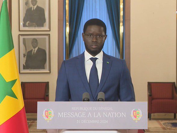Message à la Nation du Président de la République, Bassirou Diomaye Diakhar FAYE, à la veille du nouvel an