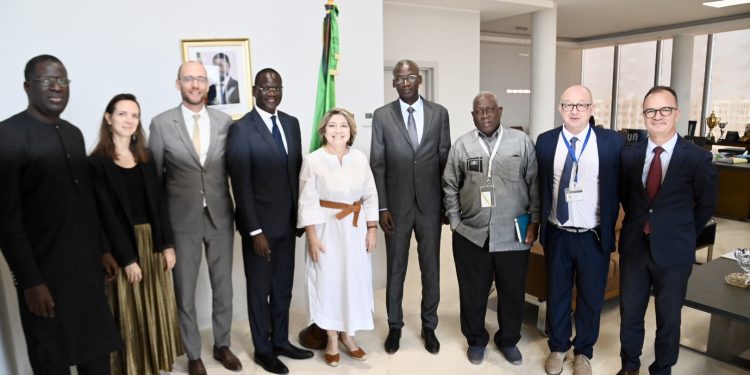 Audience avec Son Excellence madame Christine FAGES ambassadrice de France au Sénégal
