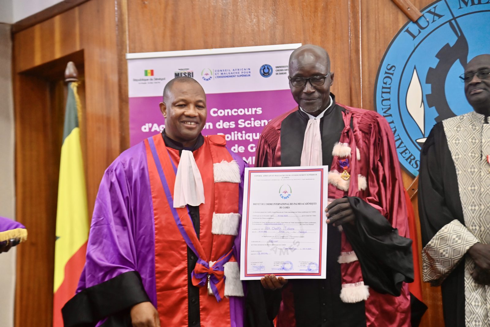 Clôture du 22e Concours d’Agrégation du CAMES : un appel fort du ministre Moustapha Ndieck Sarré aux lauréats