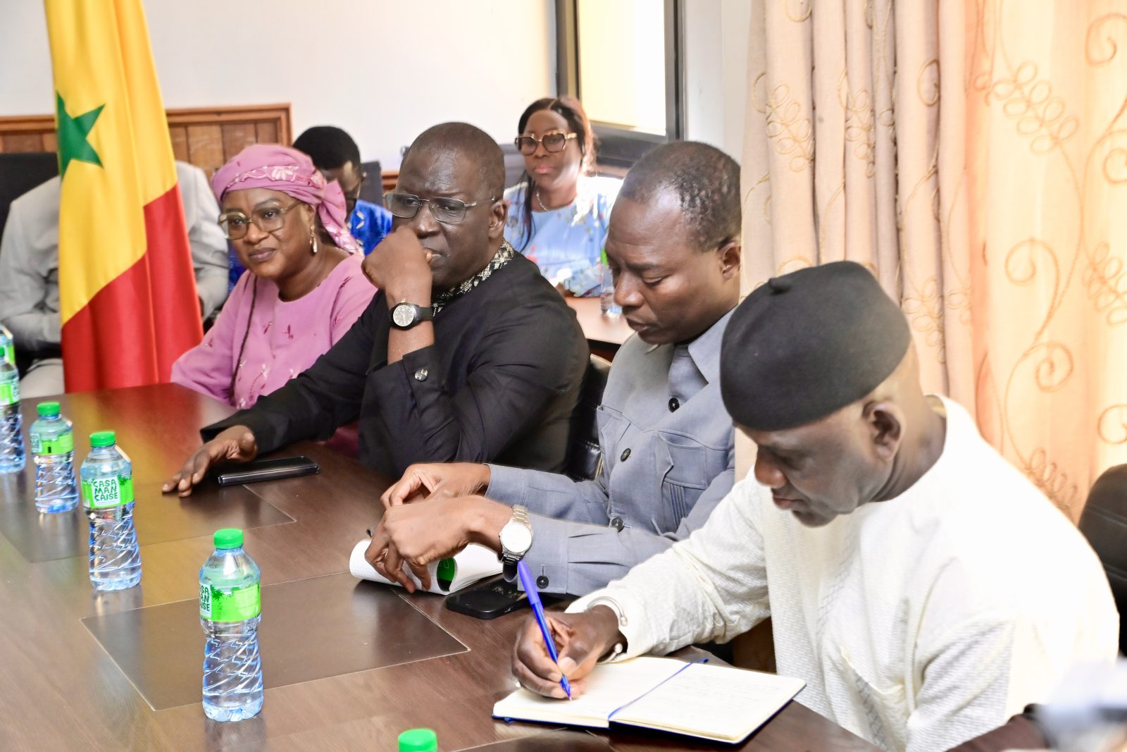 Tournée ministérielle : le Pr Daouda Ngom visite l’ANRSA, l’ISBEA et l’Université Rose Dieng