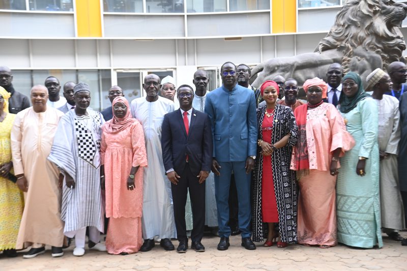 Pr Pierre Gomez ministre de l’Enseignement supérieur, de la République de Gambie en visite de travail au Sénégal