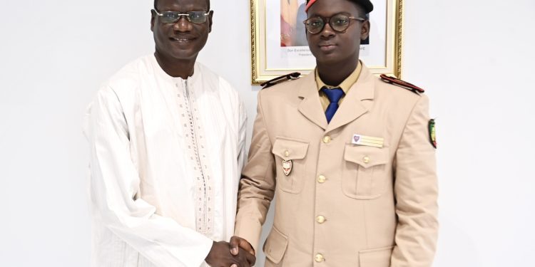 Audience avec Ahmadou Bachir TOURE, meilleur élève de la classe de Terminale au Concours Général 2024 du Sénégal.