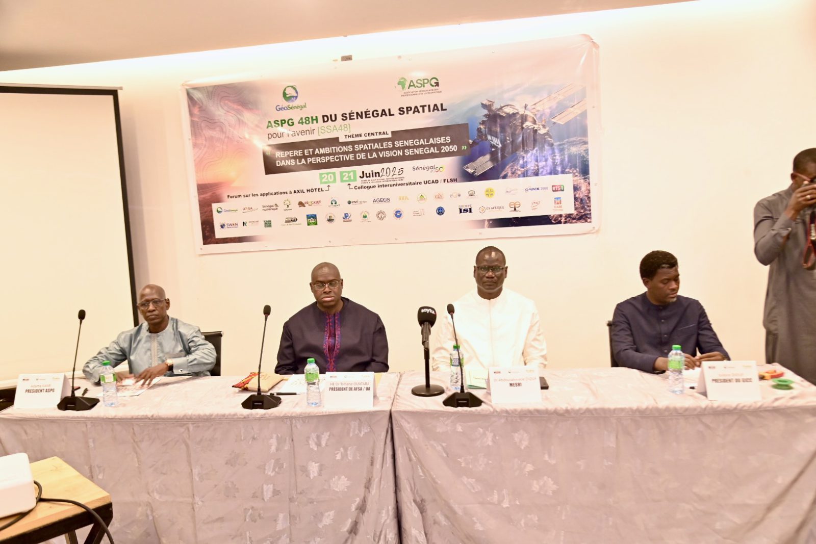 Cérémonie d’ouverture des 48 Heures du Sénégal Spatial pour l’Avenir (SSA48)