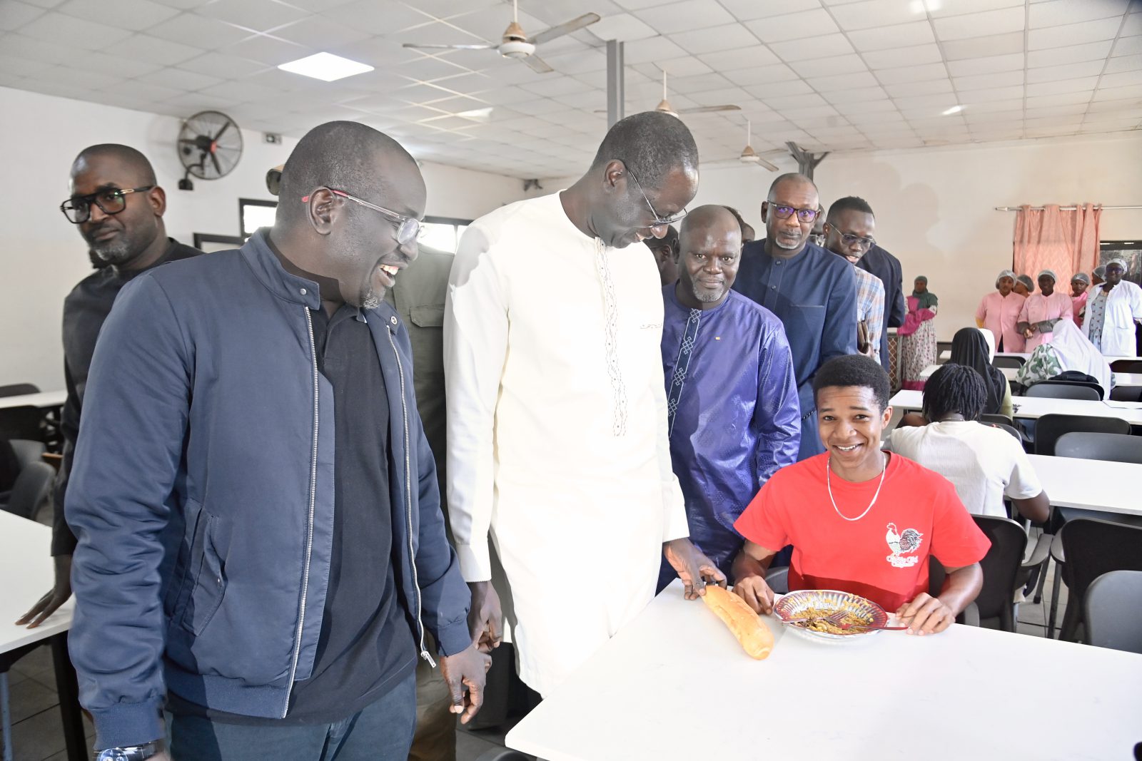 Visite du Ministre au Centre des Œuvres universitaires de Dakar