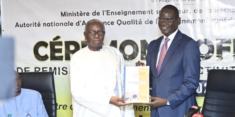 Cérémonie officielle de remise des rapports d’activités et de résultats de l’ANAQ-Sup pour les années 2020, 2021, 2022 et 2023