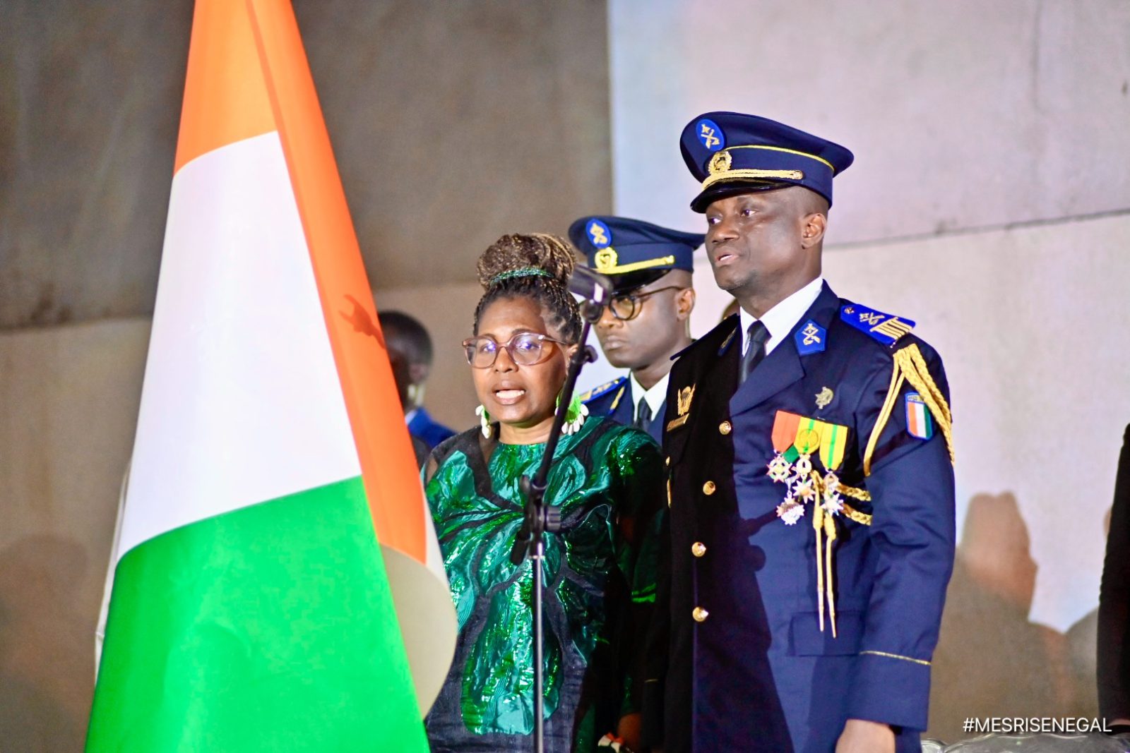 Cérémonie officielle marquant le 65e anniversaire de l’indépendance de la République de Côte d’Ivoire