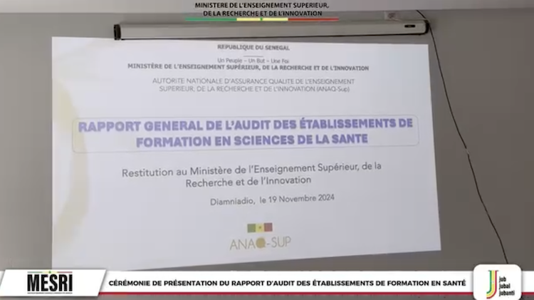 [VIDÉO] Cérémonie de présentation du rapport d’audit des établissements de formation sciences de la santé : Extrait du discours d’ouverture du MESRI