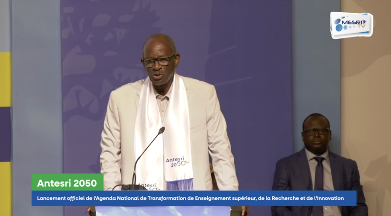 Lancement officiel ANTESRI : Discours du Président du CAP, Pr Boubacar DIOP
