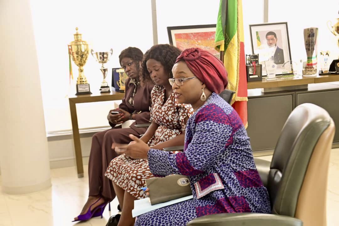 Audience conjointe avec le Ministère de l’Éducation nationale, une délégation de la Fondation Tony Elumelu (TEF) et de la United Bank for Africa (UBA)