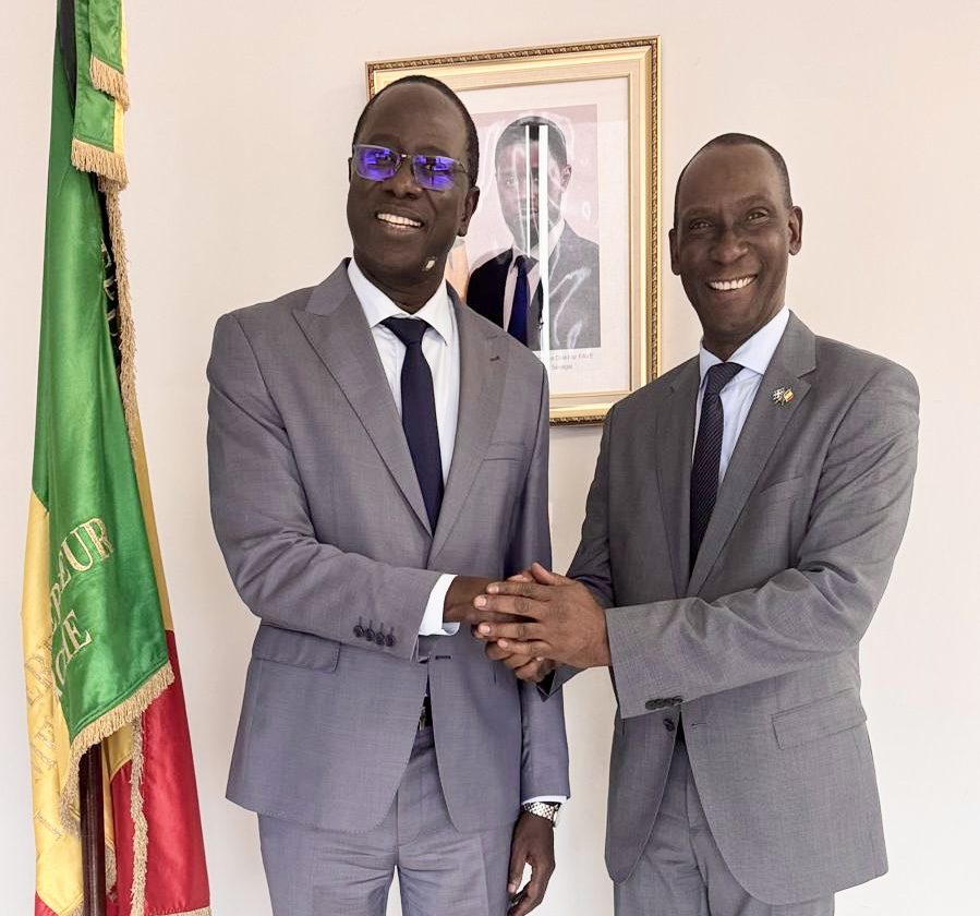 Audience avec une délégation de la Délégation générale du Québec à Dakar