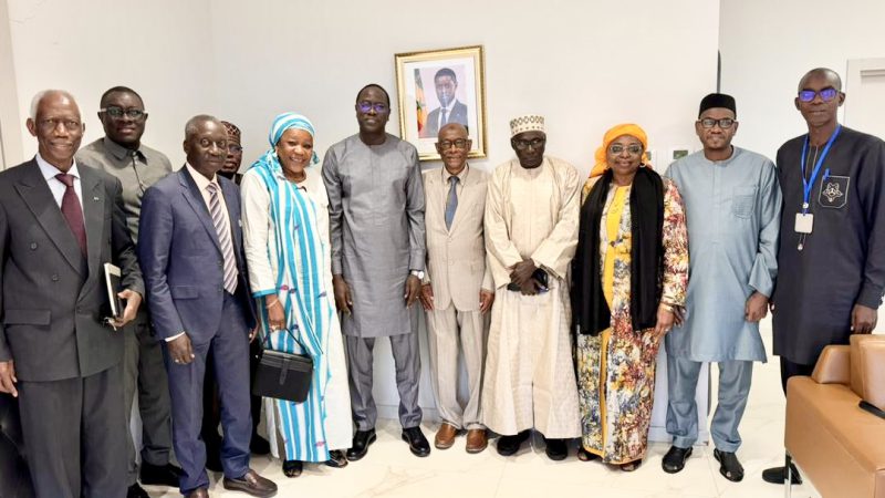Audience avec une délégation de l’Académie nationale des sciences et techniques du Sénégal (ANSTS)