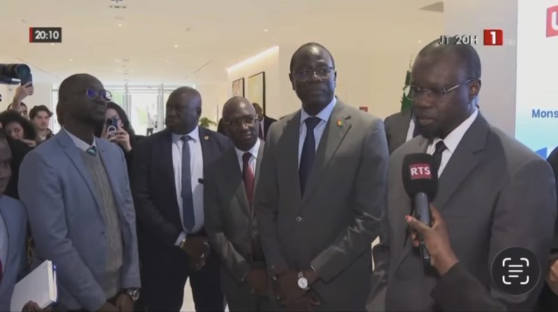 PM Ousmane Sonko et sa délégation à la rencontre des étudiants sénégalais de l’Université Mohamed VI