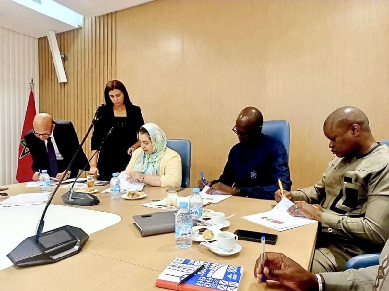 Signature du PV de la réunion du Comité inter-États Sénégal-Maroc