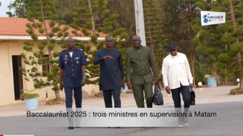 Bac 2025 – trois ministres en supervision à Matam …