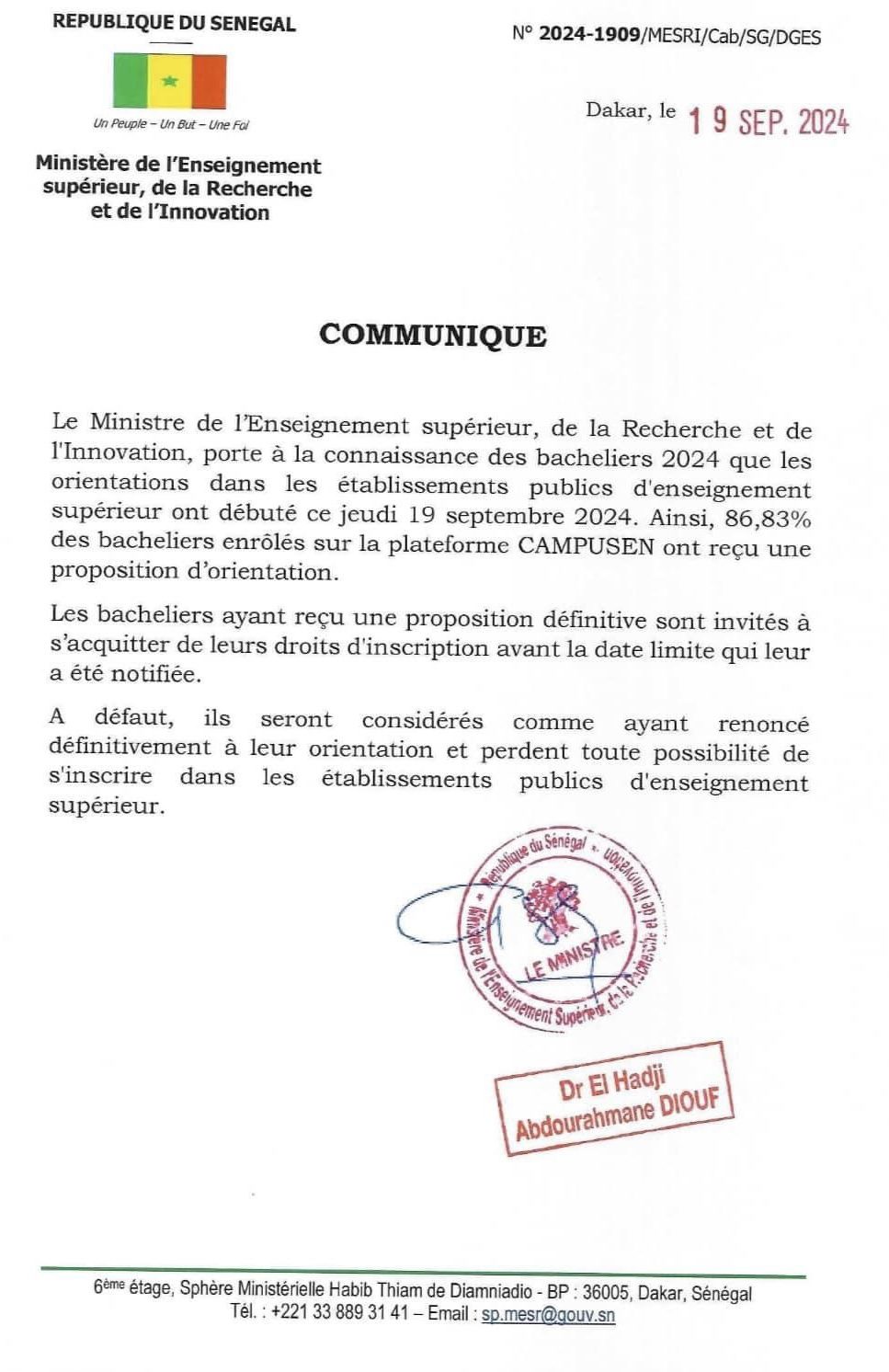 CAMPUSEN: Proposition d’orientation 2024