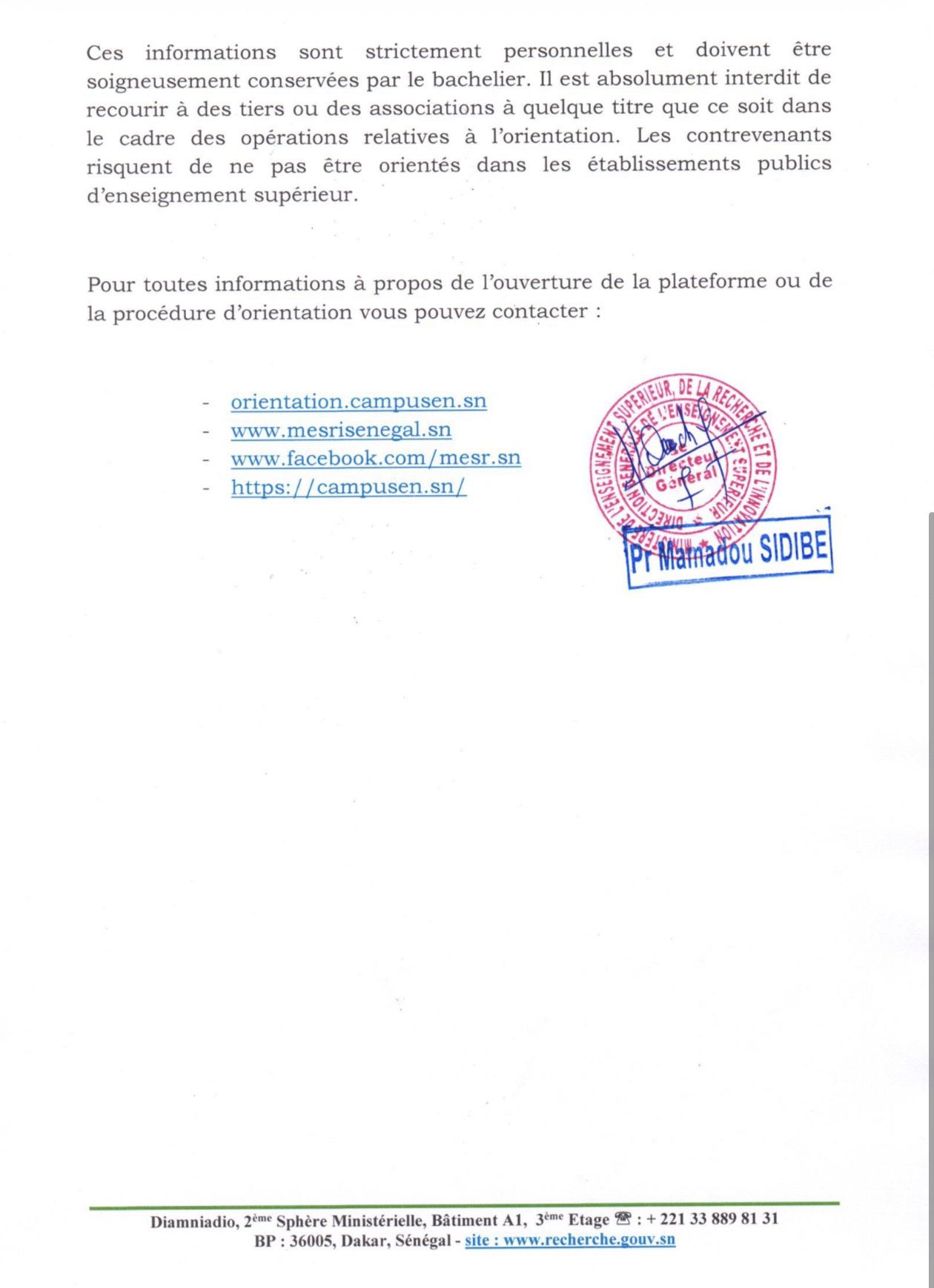 Orientation des bacheliers 2026 : ouverture de la plateforme CAMPUSEN le 17 août