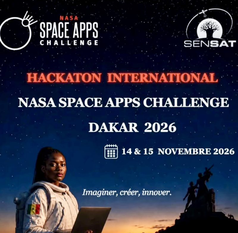 NASA Space Apps Challenge Dakar 2026 : rendez-vous les 14 et 15 novembre