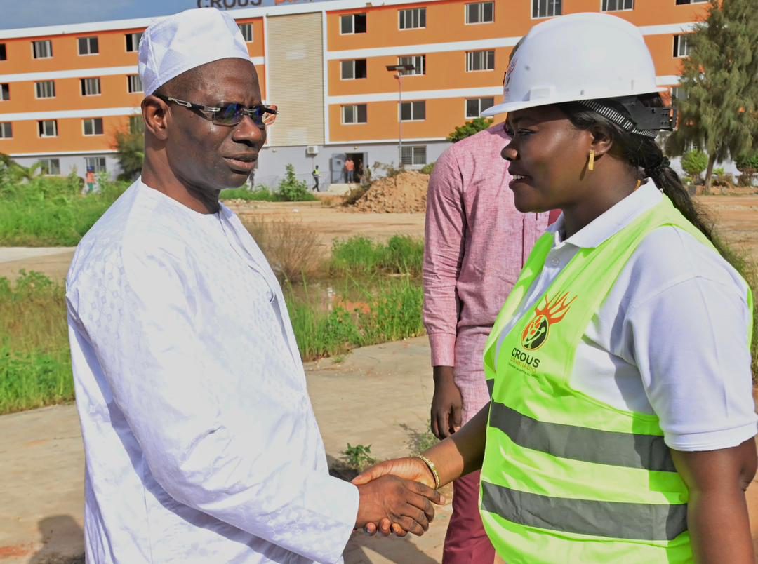 JOJ 2026 : Dr Boubacar Camara visite le chantier du CROUS de Diamniadio