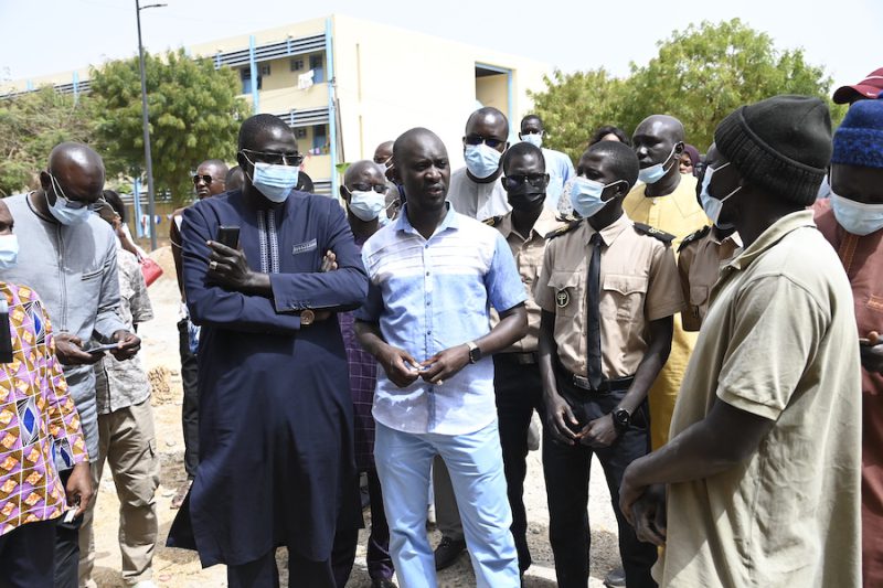 Visite à l’université Iba Der Thiam de Thiès : beaucoup de chantiers seront réceptionnés d’ici la rentrée prochaine