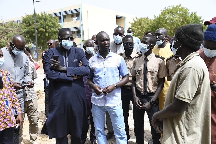 Visite à l’université Iba Der Thiam de Thiès : beaucoup de chantiers seront réceptionnés d’ici la rentrée prochaine