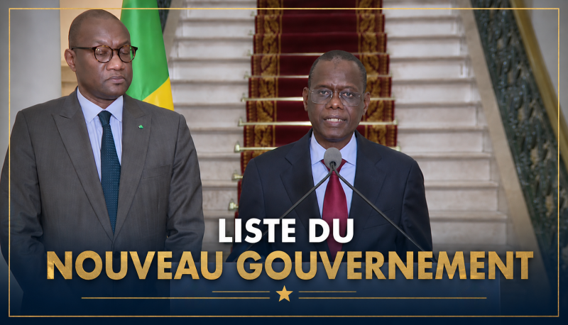 Nouveau gouvernement du Sénégal : la liste complète