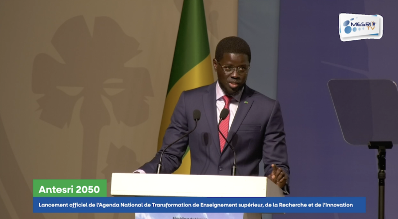 Lancement officiel ANTESRI : Discours de SEM Bassirou Diomaye Faye Président de la République