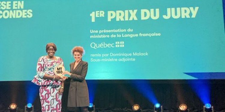 « Ma thèse en 180 secondes» Quebec : Mané Seck de l’UGB remporte le concours 2022