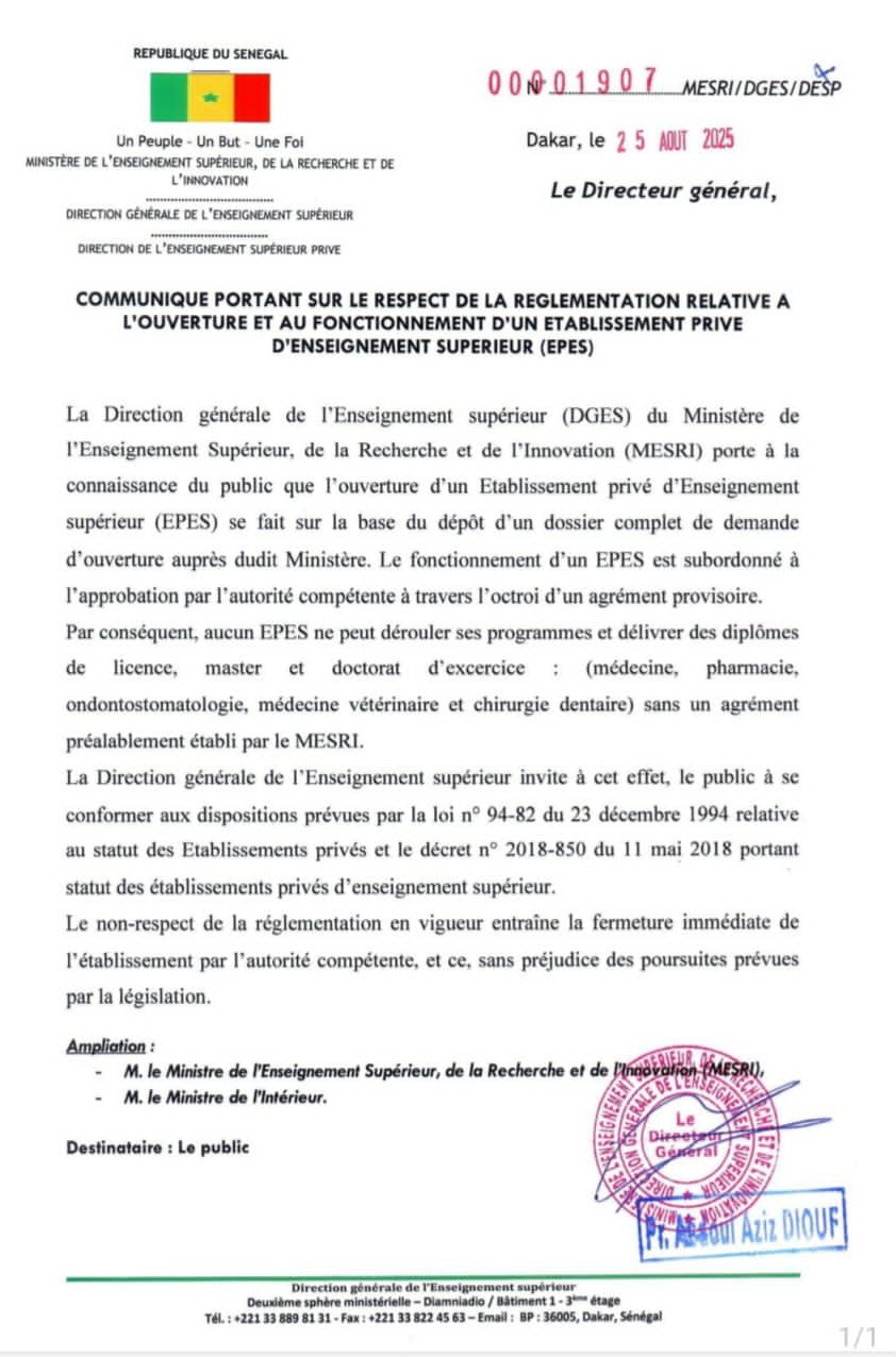Respect de la réglementation relative à l’ouverture et au fonctionnement d’un EPES