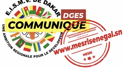 Admission à l’École inter-États des sciences et médecine vétérinaires de Dakar : année académique 2026-2027