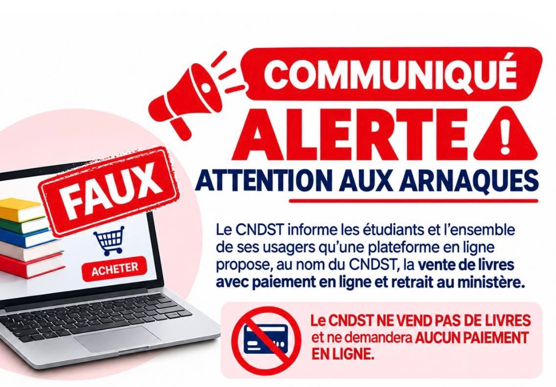 ALERTE | ATTENTION AUX ARNAQUES