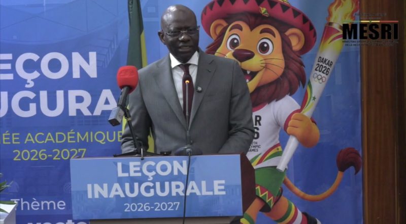 Discours du MESRI lors de la leçon inaugurale académique 2026-2027 sur l'olympisme vecteur de paix