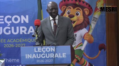 Discours du MESRI lors de la leçon inaugurale académique 2026-2027 sur l'olympisme vecteur de paix