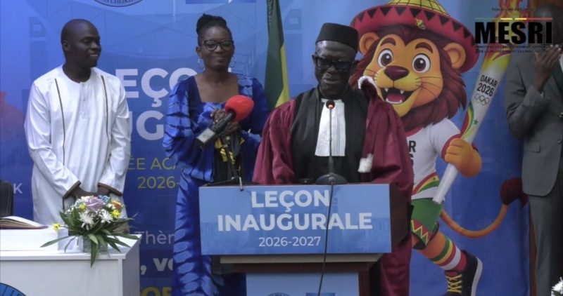 Leçon inaugurale académique sur l'olympisme vecteur de paix prononcé par le Pr Djibril Seck